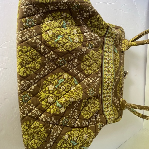 VERA BRADLEY Satchel/Tote/Shoulder Purse Pattern: SITTIN' IN A TREE 
Kiss Lock - Picture 7 of 10